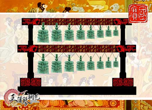 16件晉侯穌青銅編鐘，西周時(shí)期編鐘編磬